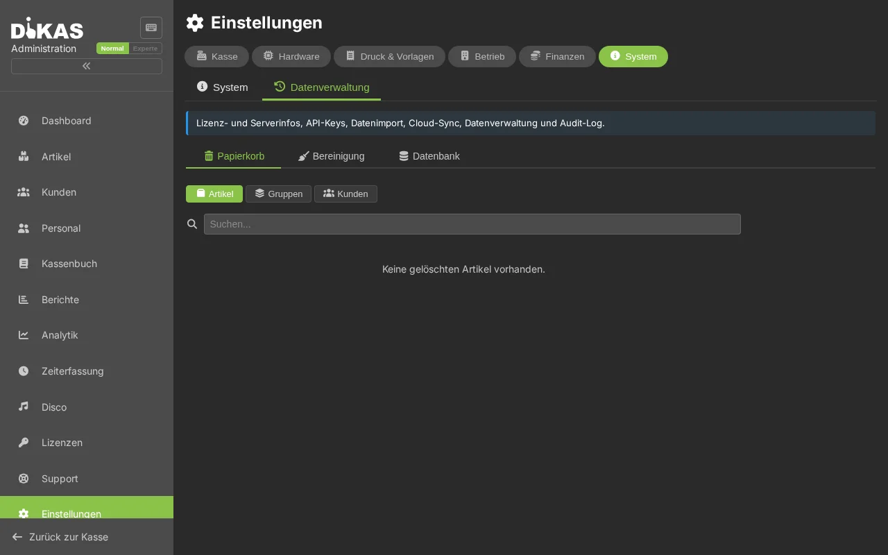 Backup und Restore